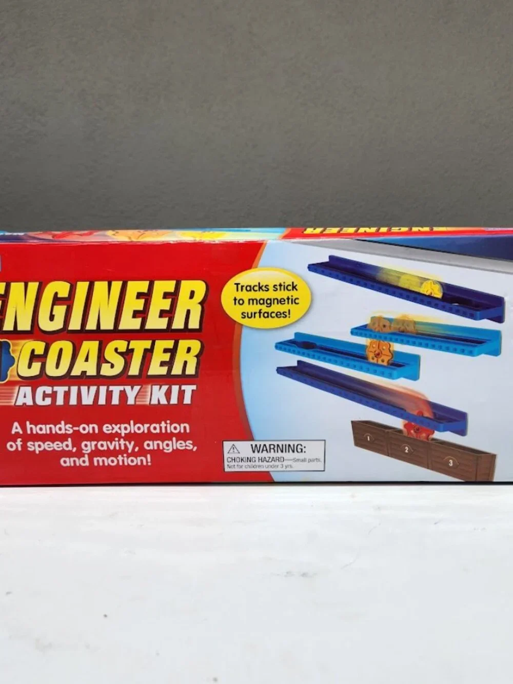 Lakeshore Engineer-A-Coaster Activity Kit LL570 Roller Coaster STEM Toy Magnetic